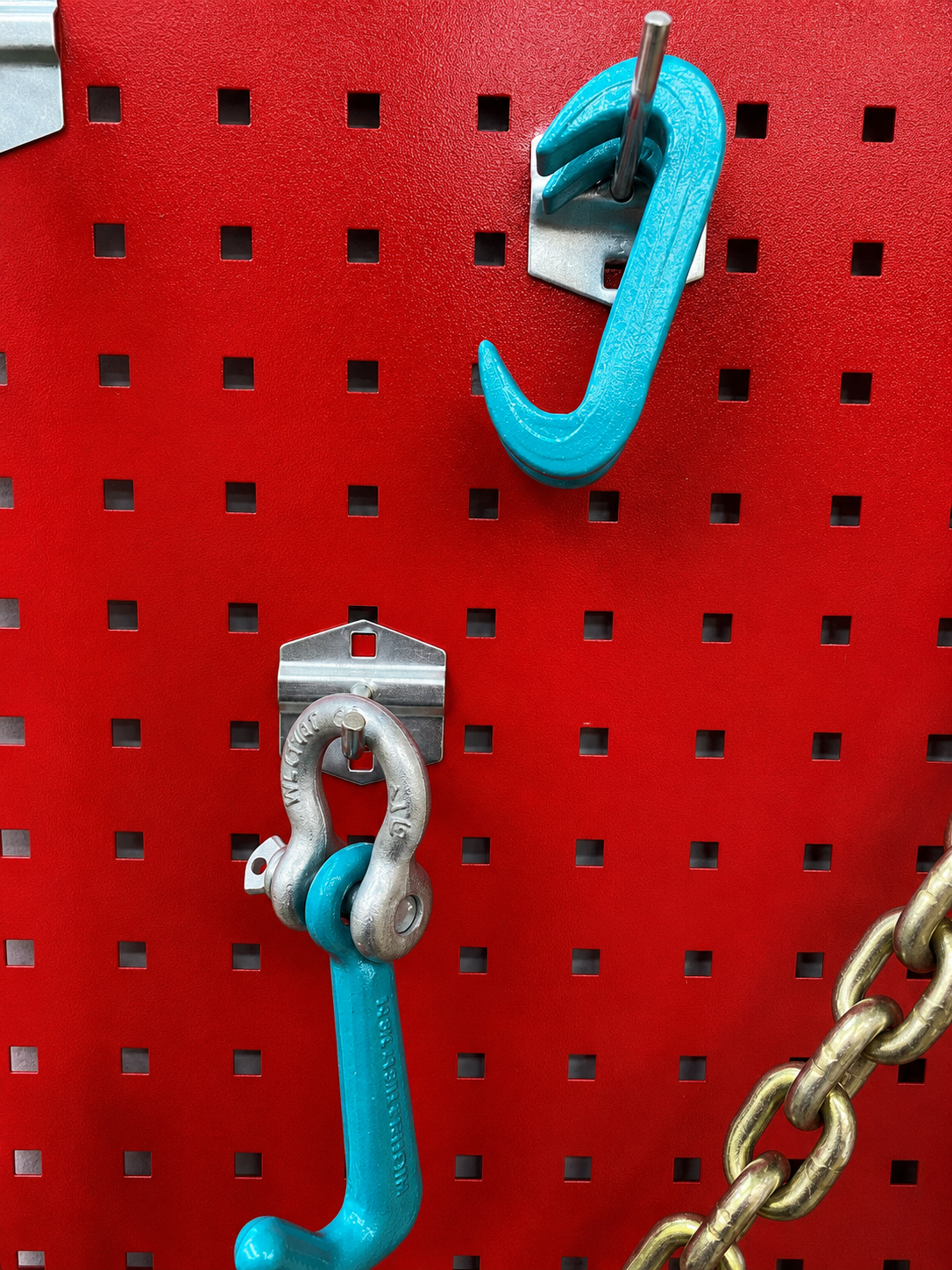 SET#14 - N711-8 G70 V Chain Large J hooks flatbed tow truck wrecker V BRIDLE