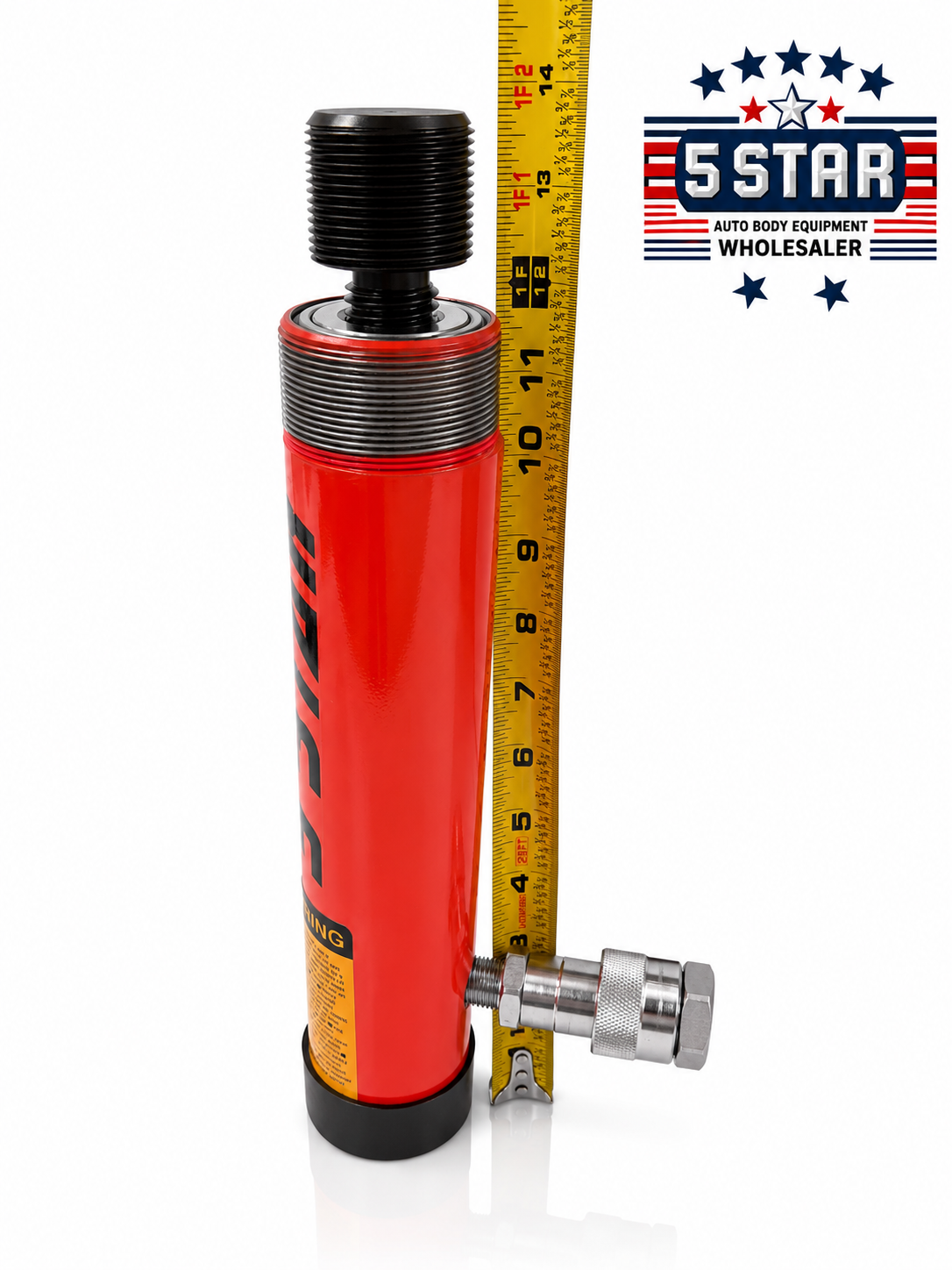 10 Ton 6" Stroke Hydraulic Ram Single Acting