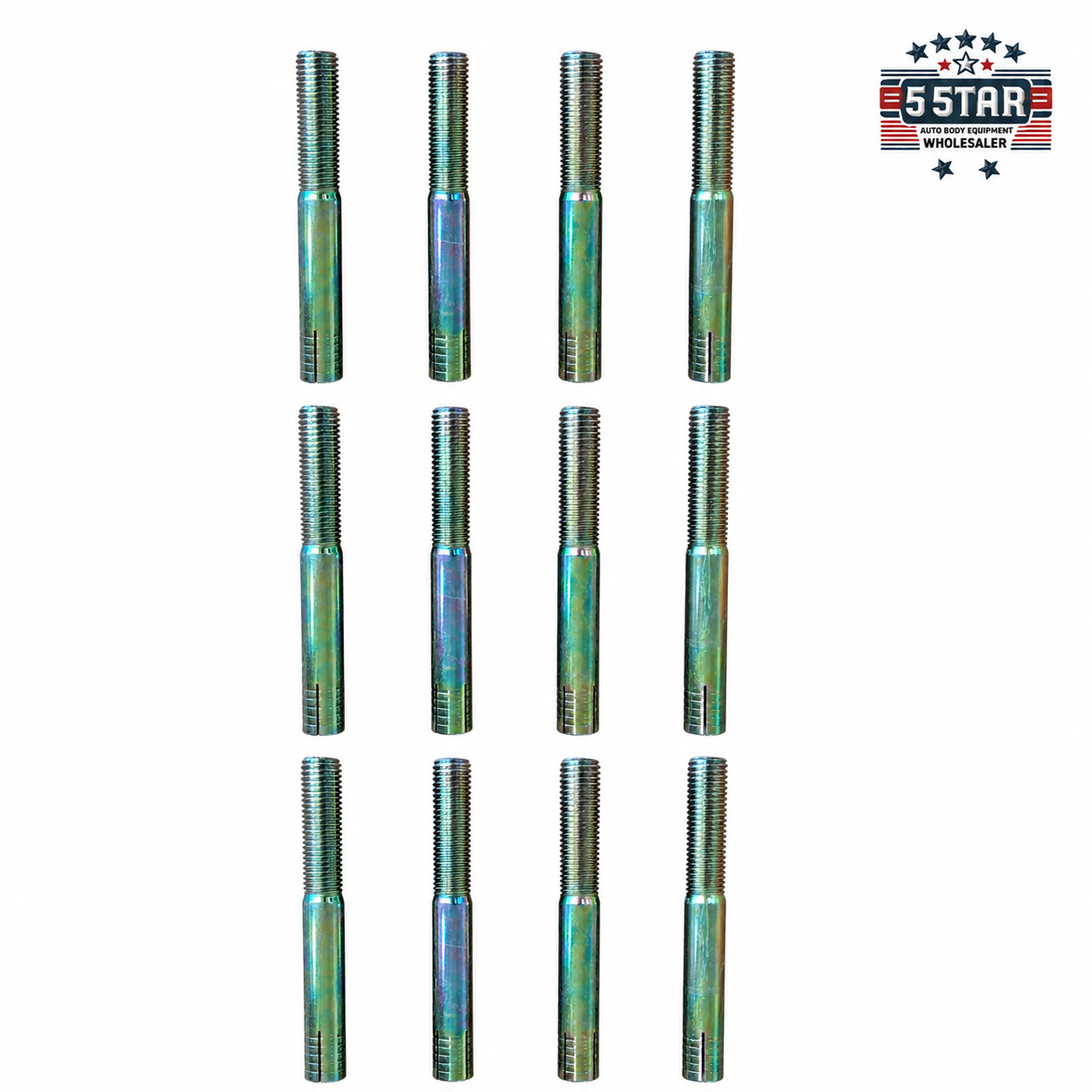 SET#29 - 3 ANCHOR POTS COMBO DEAL AUTO BODY 4 CHAIN SLOTS IN GROUND BOLTS
