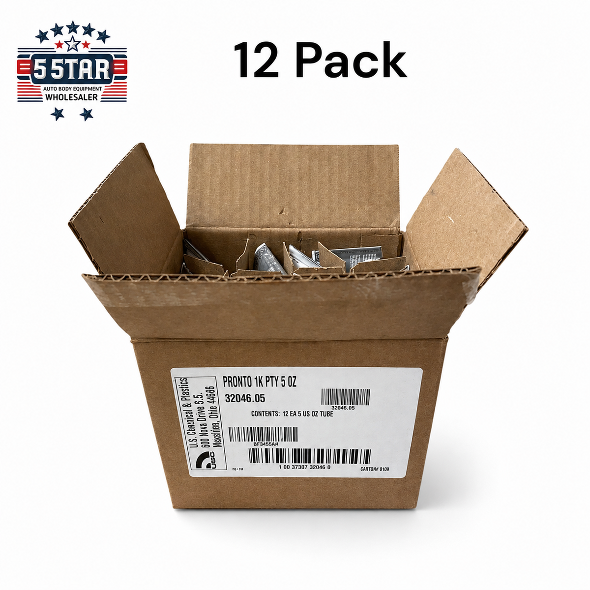 12 PACK USC PRONTO 32046 Kombi Spot Putty Car Scratch Repair & Auto Body Filler