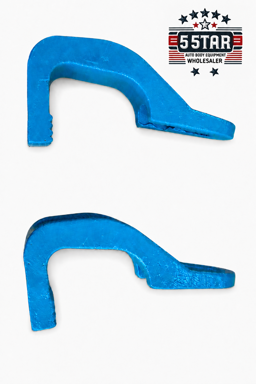 (2) 3 Ton Sill Hook Straight Cut Tooth 2-1/2" Pull Round Mo-Clamp style