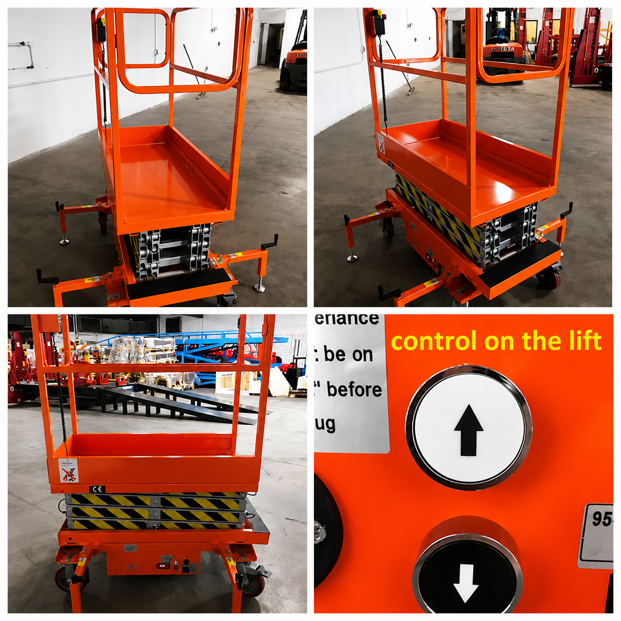 FREE SHIPPING NEW 5 STAR 22 FEET MAX LIFT ELECTRIC SCISSOR LIFT MAN LIFT