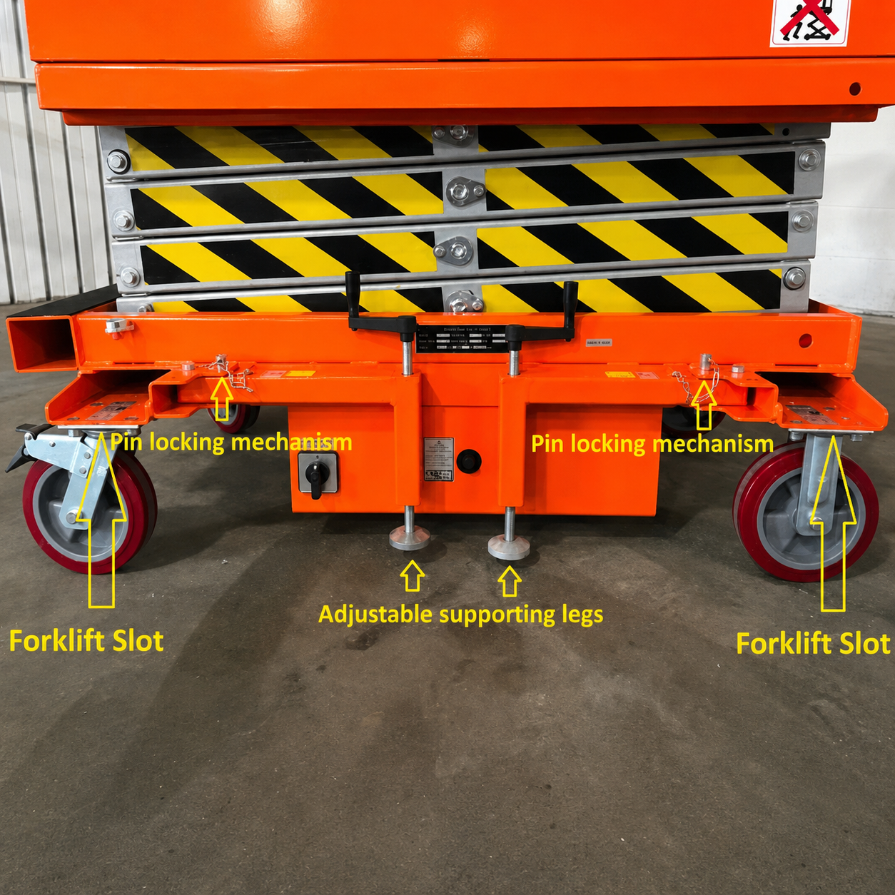 FREE SHIPPING NEW 5 STAR 22 FEET MAX LIFT ELECTRIC SCISSOR LIFT MAN LIFT