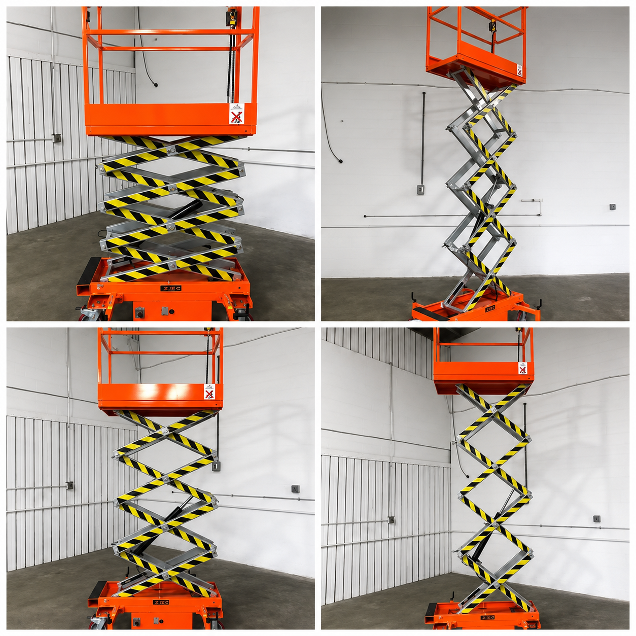 Free Shipping New 5 Star 22 Feet Max Lift Electric Scissor Lift Man Lift