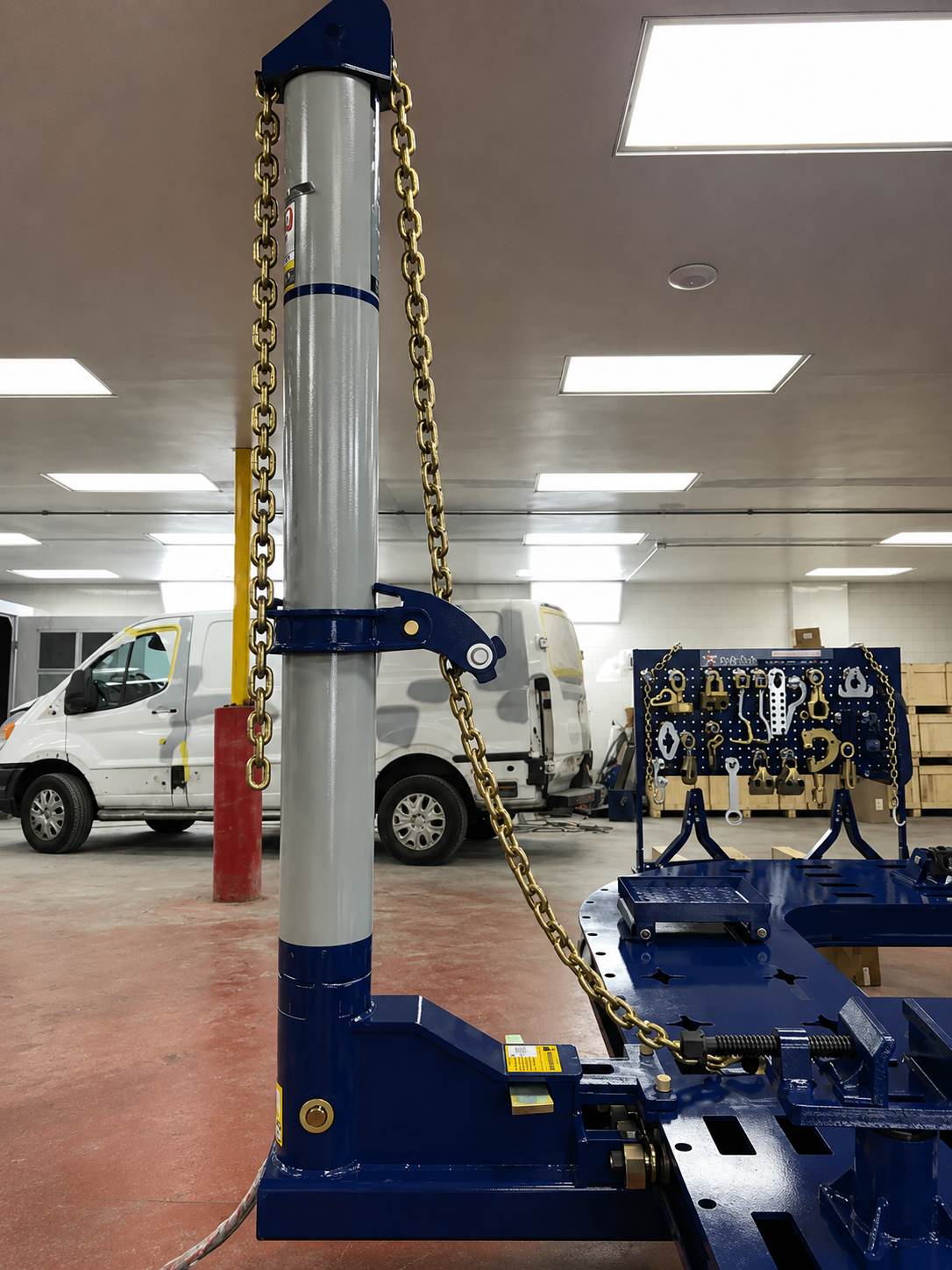 FREE SHIPPING NEW 20 FEET LONG 2 TOWERS HEAVY DUTY AUTO BODY FRAME MACHINE