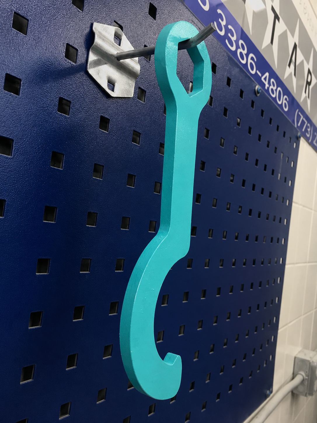Universal J Hook Spanner with Wrench Spanner Repairing Tool Auto Body Frame rack