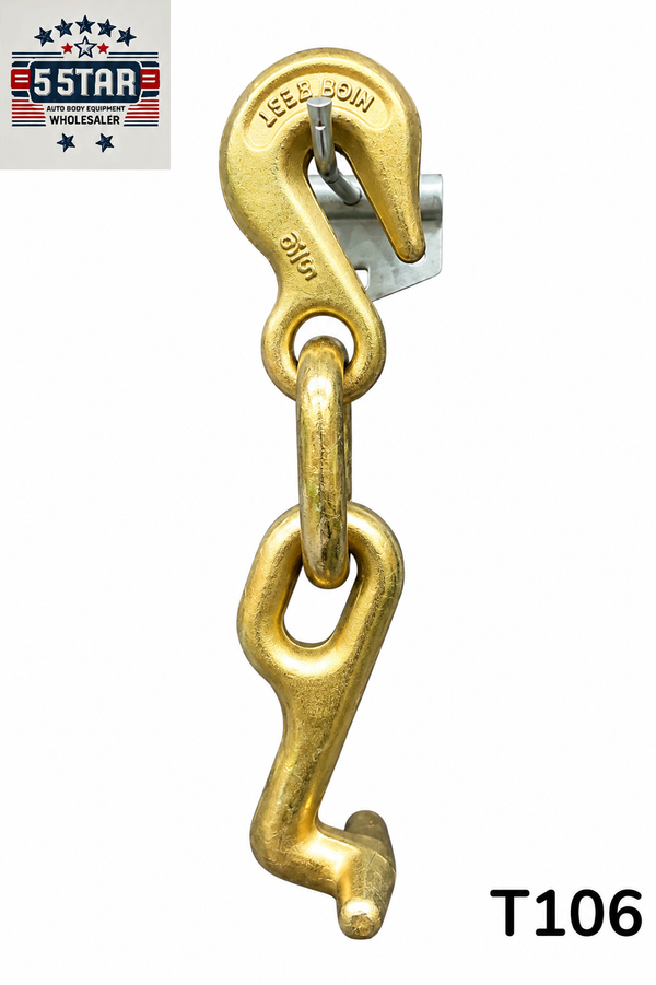 Mo Clamp Style T Hook Grab Heavy Auto Body Frame Machine tool TOW TRUCK WRECKER