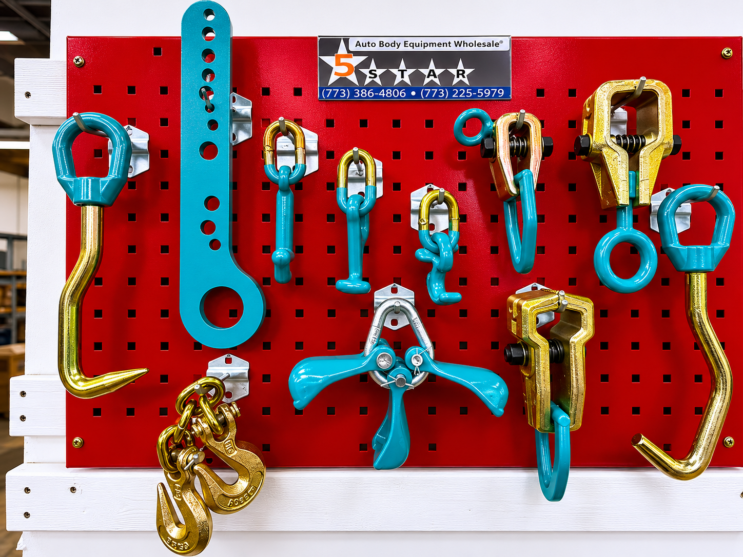 Set# 95 -11 pieces AUTO BODY FRAME MACHINE PULLING TOOLS &amp; CLAMPS VALUE SET