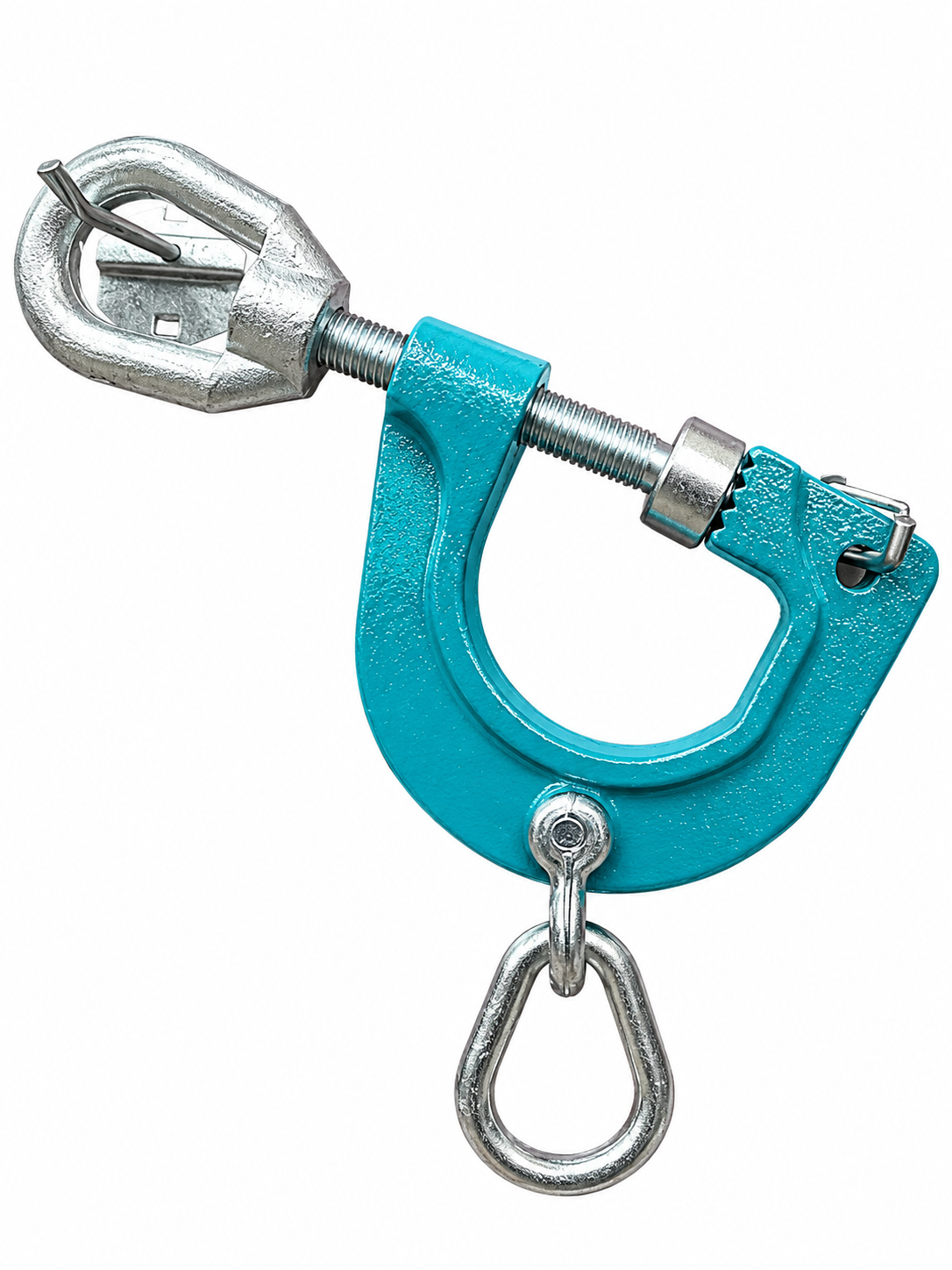 Set# 93 6 pc Auto Body Frame Machine Pulling Puller Chain & Clamps Set w/ Hooks