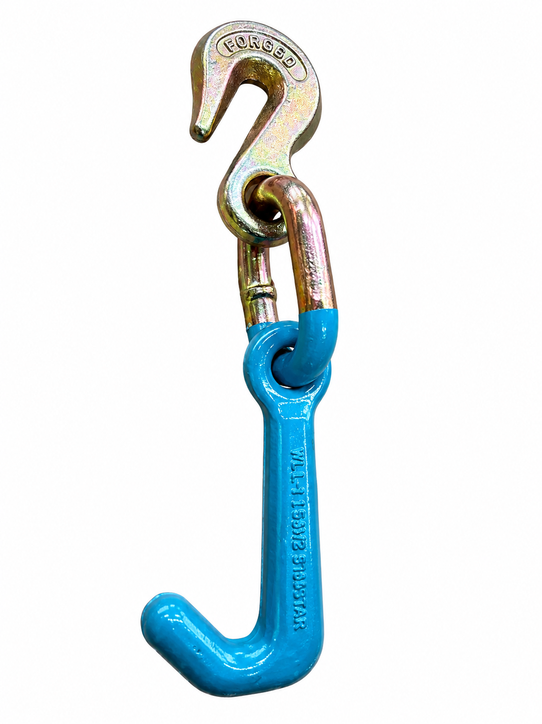 Set# 93 6 pc Auto Body Frame Machine Pulling Puller Chain & Clamps Set w/ Hooks