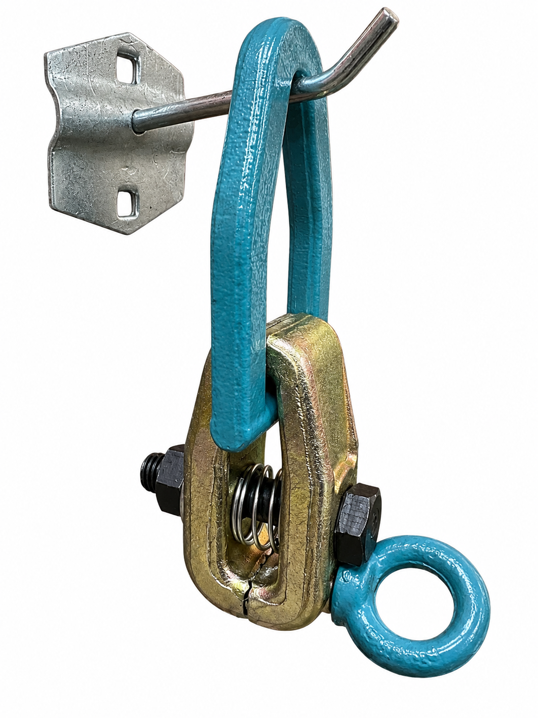 Set# 93 6 pc Auto Body Frame Machine Pulling Puller Chain & Clamps Set w/ Hooks