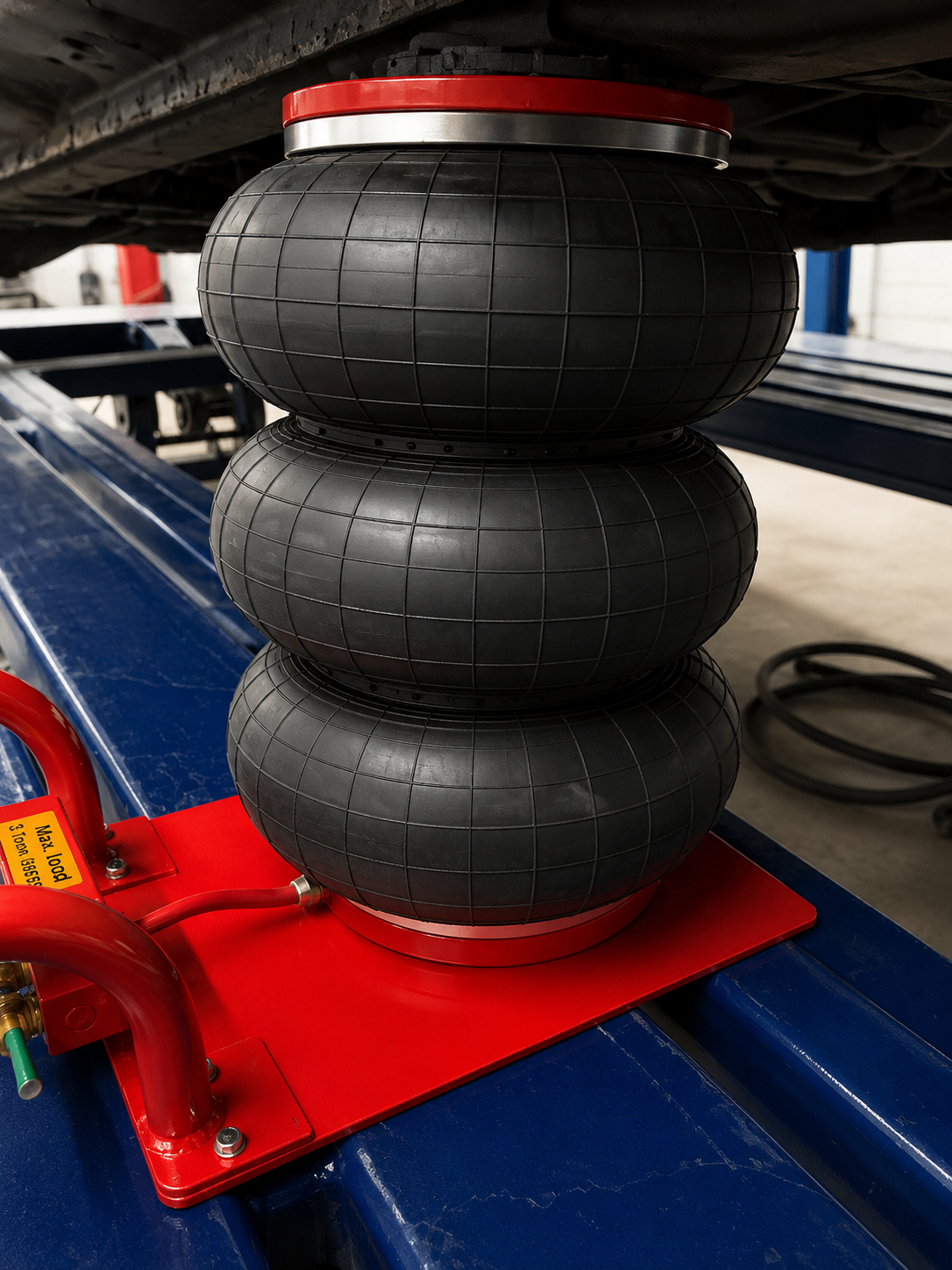 TRIPLE BAG AIR GO JACK 3 TON AUTO BODY FRAME MACHINE RACK PINCH WELD
