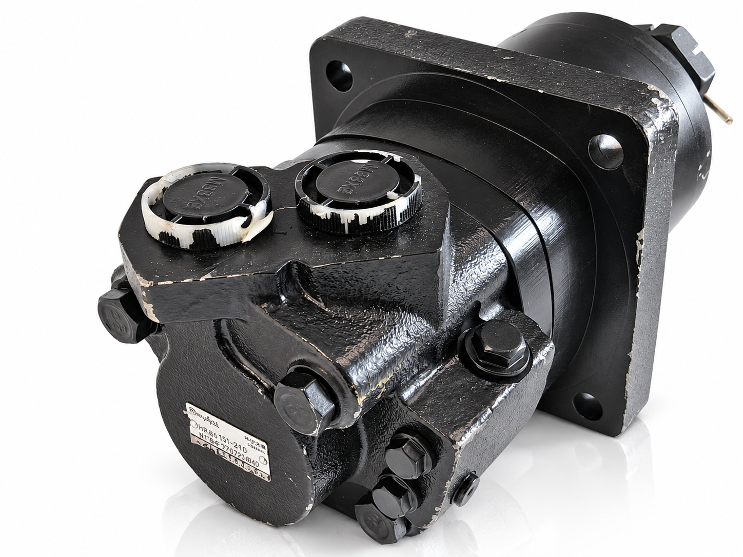 Liyuan BM6-CZ-310 Hydraulic Drive Motor Mini Excavator 4-Bolt Flange Keyed Shaft