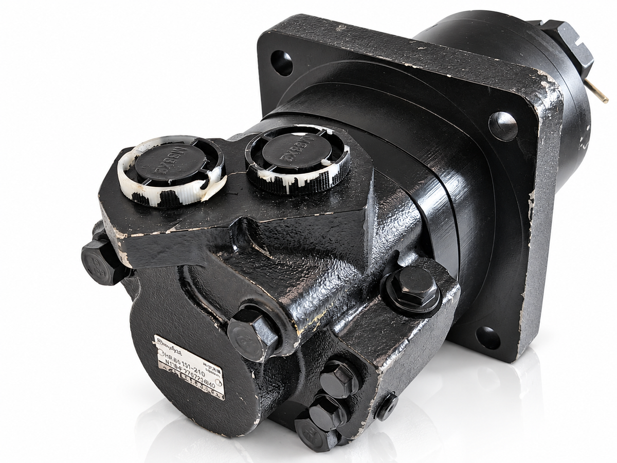 Liyuan BM6-CZ-310 Hydraulic Drive Motor Mini Excavator 4-Bolt Flange Keyed Shaft