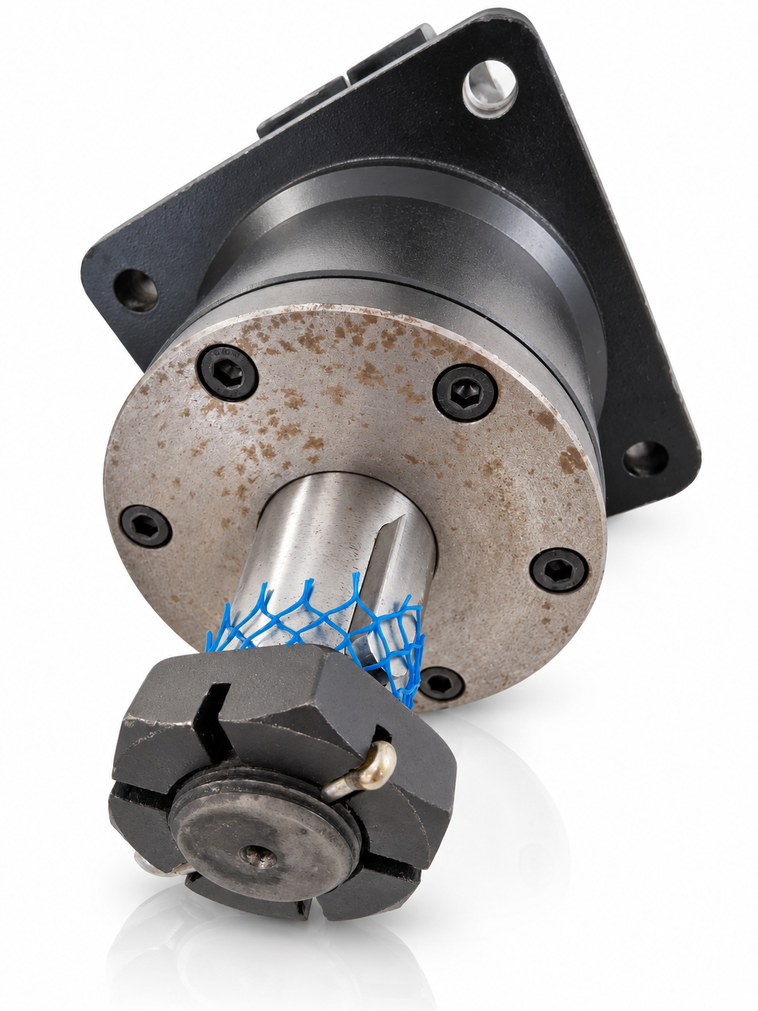 Liyuan BM6-CZ-310 Hydraulic Drive Motor Mini Excavator 4-Bolt Flange Keyed Shaft