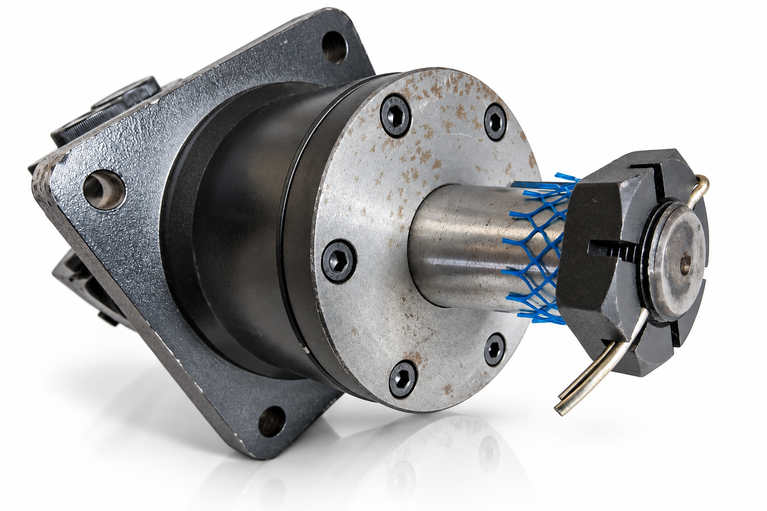 Liyuan BM6-CZ-310 Hydraulic Drive Motor Mini Excavator 4-Bolt Flange Keyed Shaft