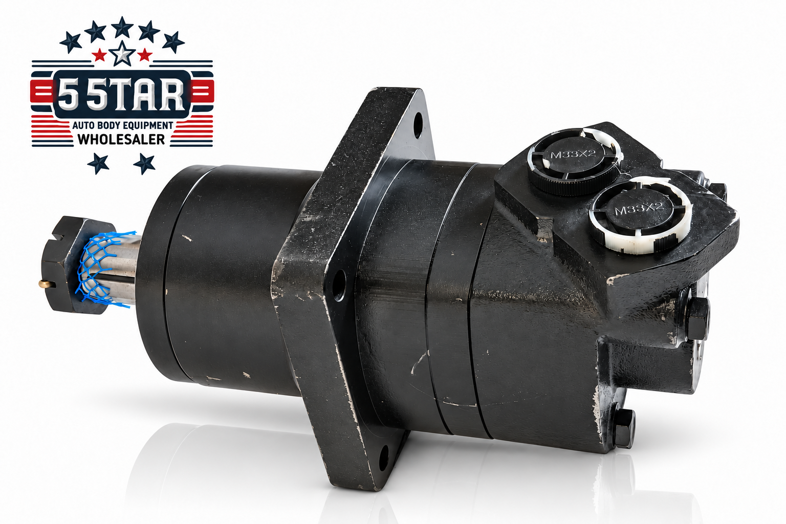 Liyuan BM6-CZ-310 Hydraulic Drive Motor Mini Excavator 4-Bolt Flange Keyed Shaft