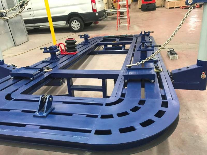 Clear Floor Design of the 22ft Frame Machine for Easy Access
