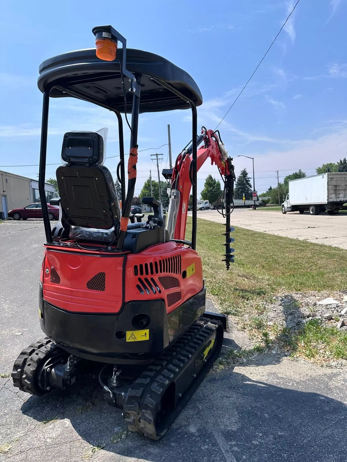 Compact Kubota mini excavator for tight space operations