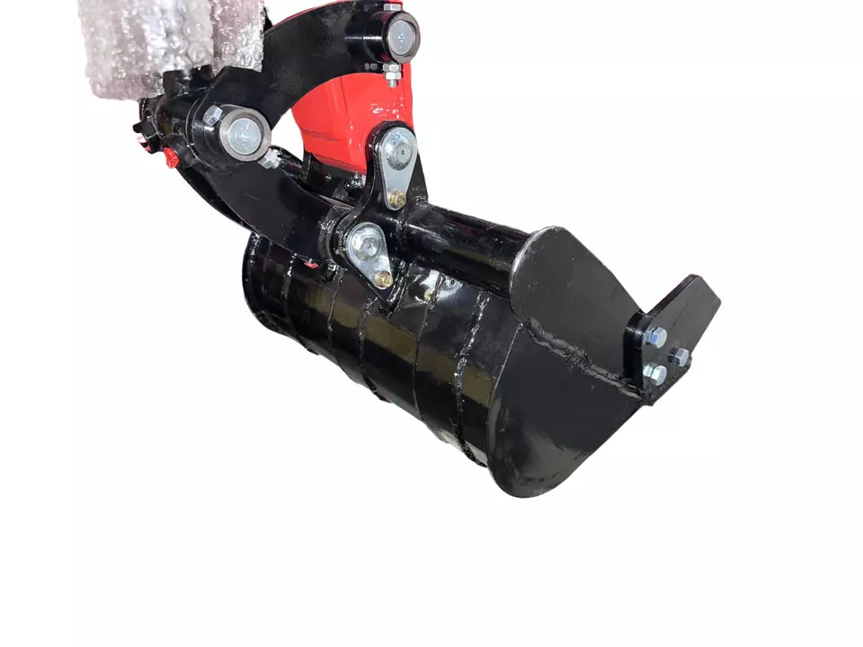 Detailed view of the controls in the STR300 Mini Excavator

