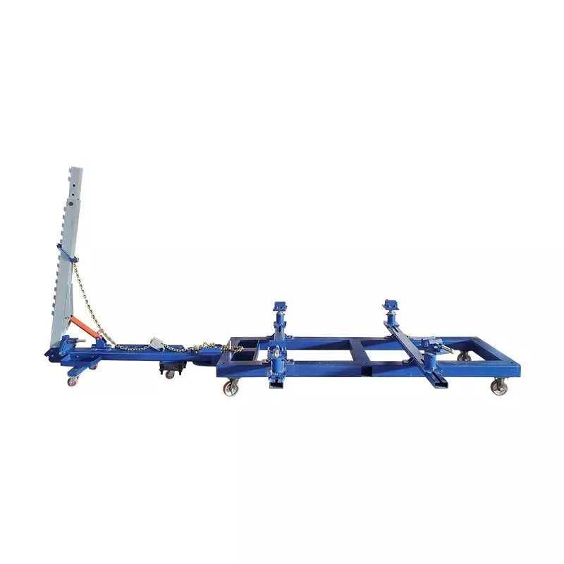 Different angles of Frame Machine Puller and attachments
