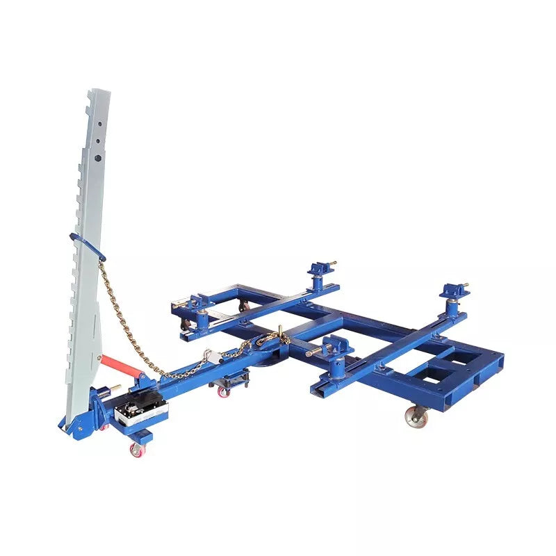 Down puller attachment with chain guide for precise pulling
