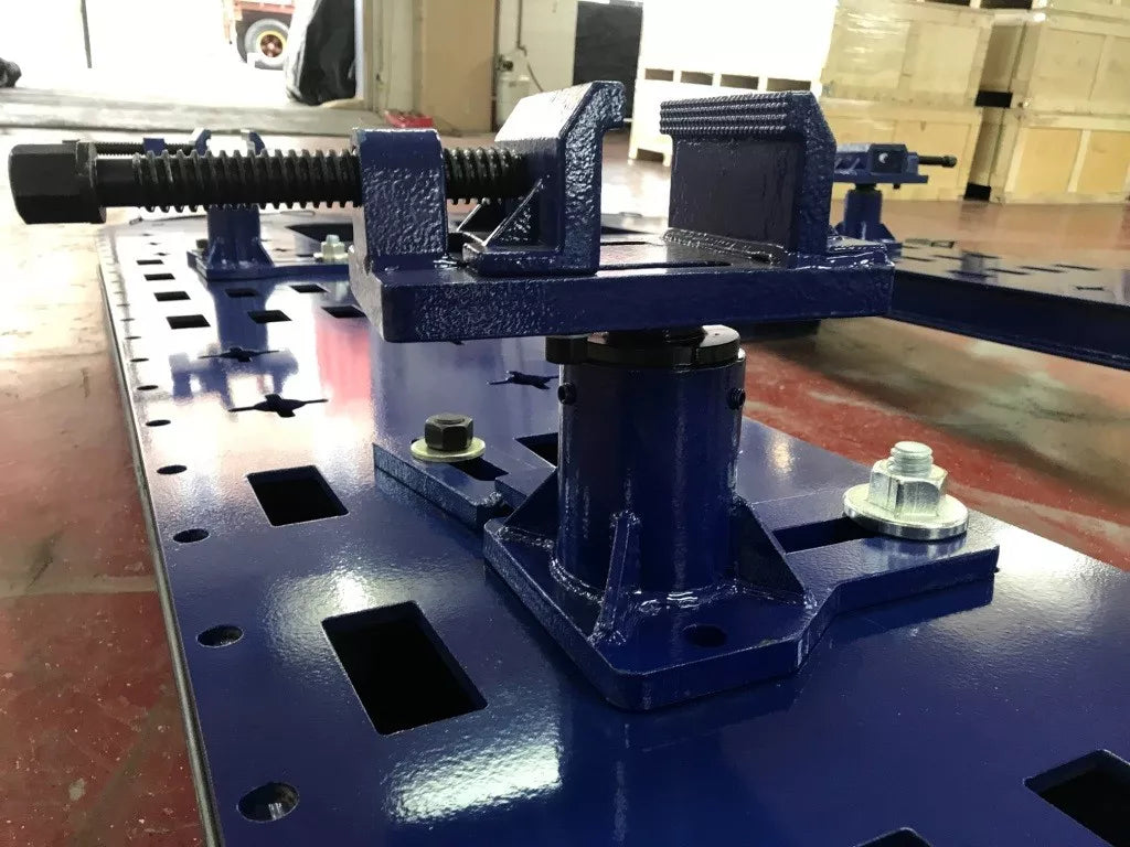 Drive-on ramps for easy vehicle loading onto the frame rack