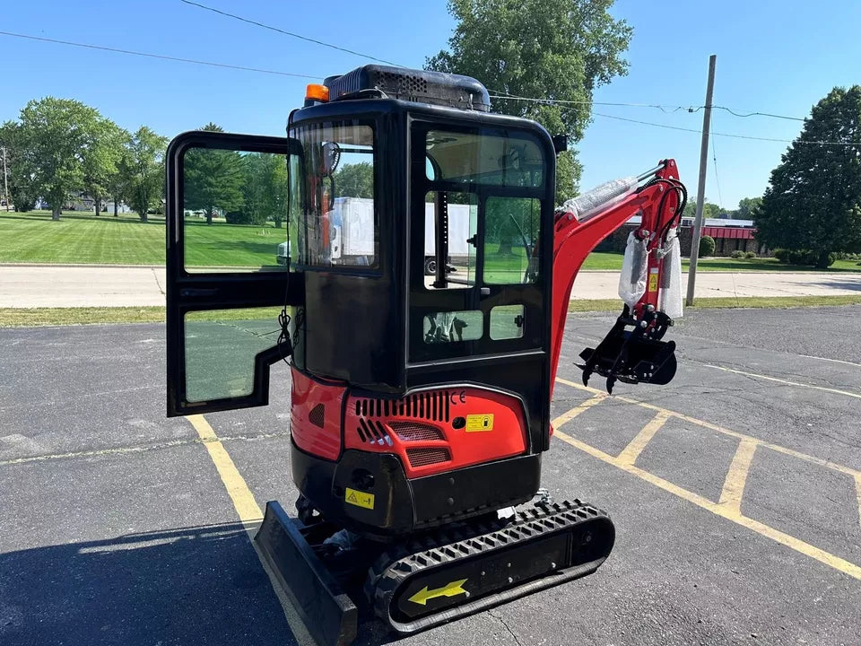 EPA Certified Mini Excavator 2024, front view