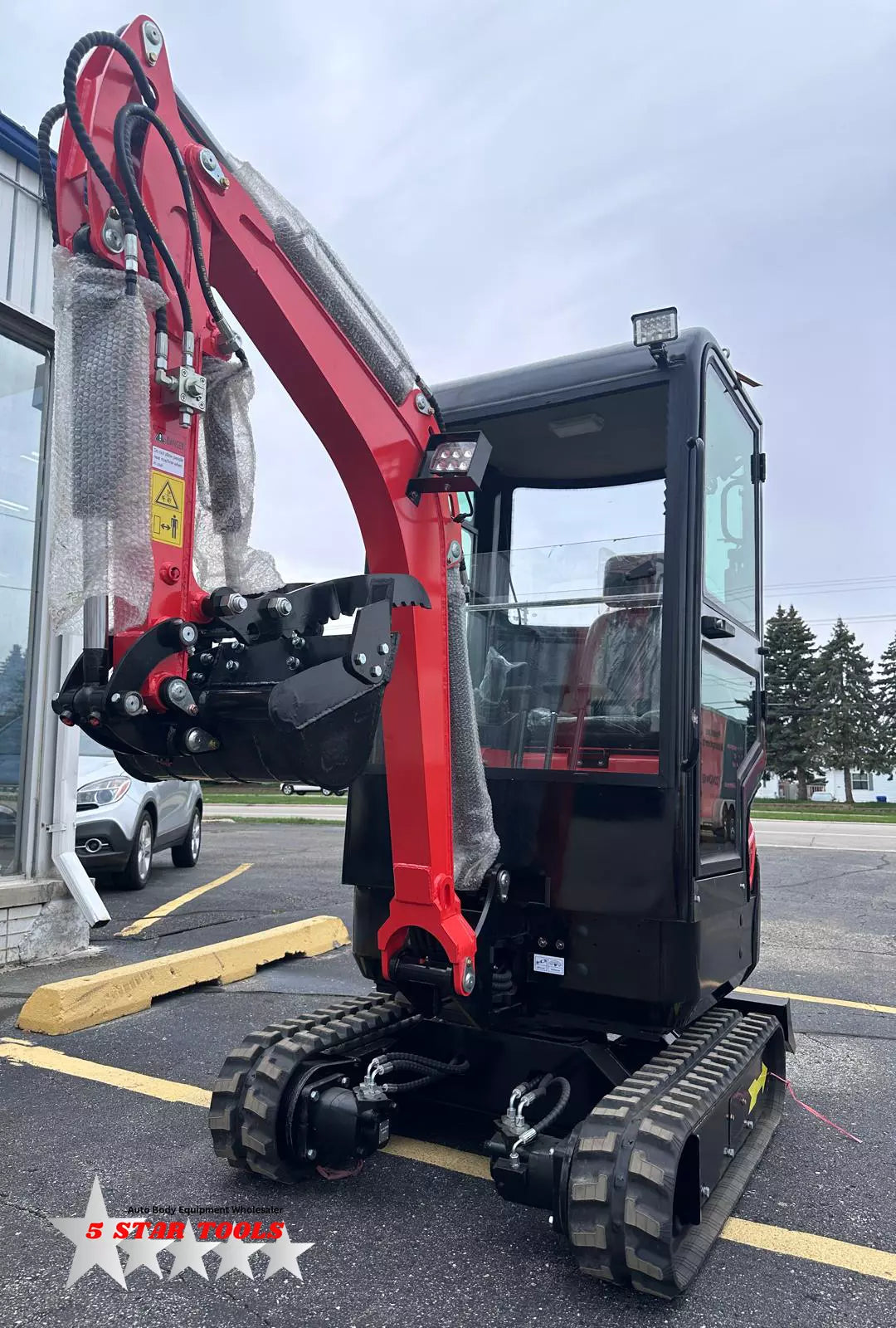 Excavator Rear View 11