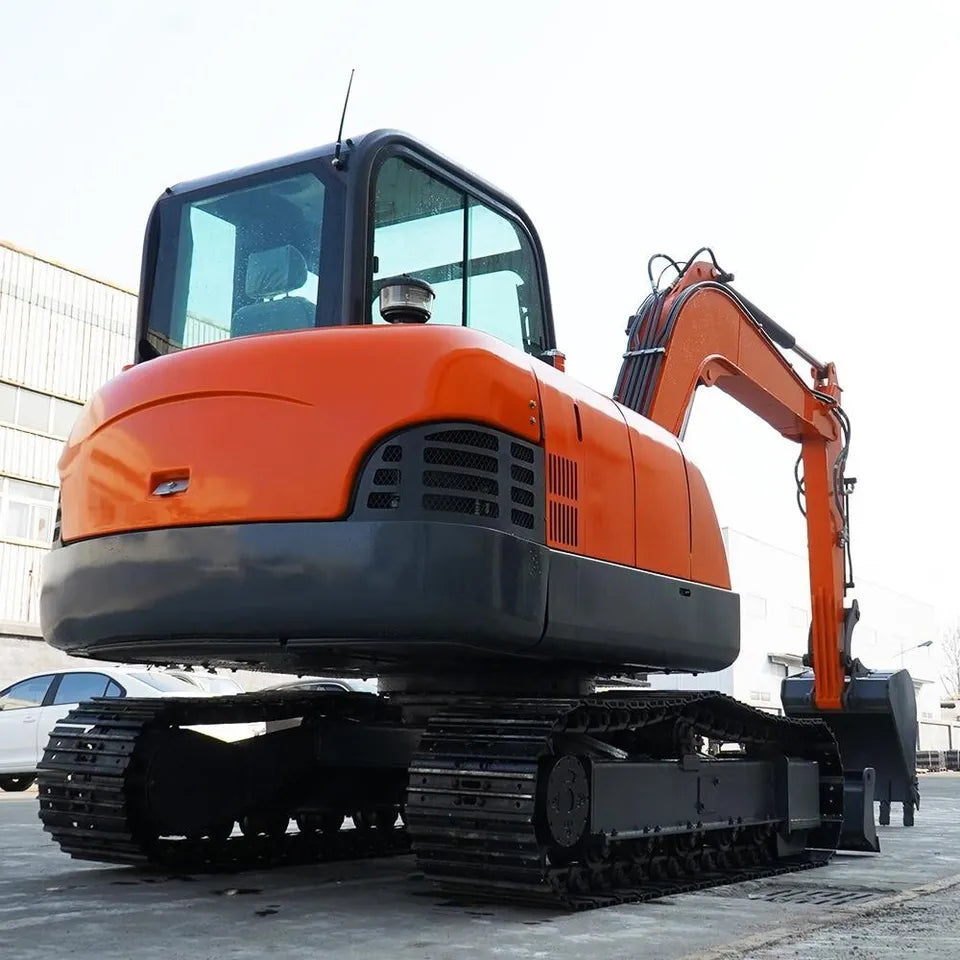 Excavator with Breaker Attachment   Heavy Duty Equipment