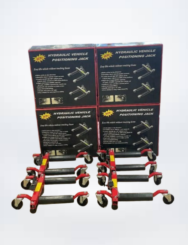 Vehicle Positioning Dolly 4 Wheel Jack Car Hydraulic Lift Tire lbs 6000 Heavy
