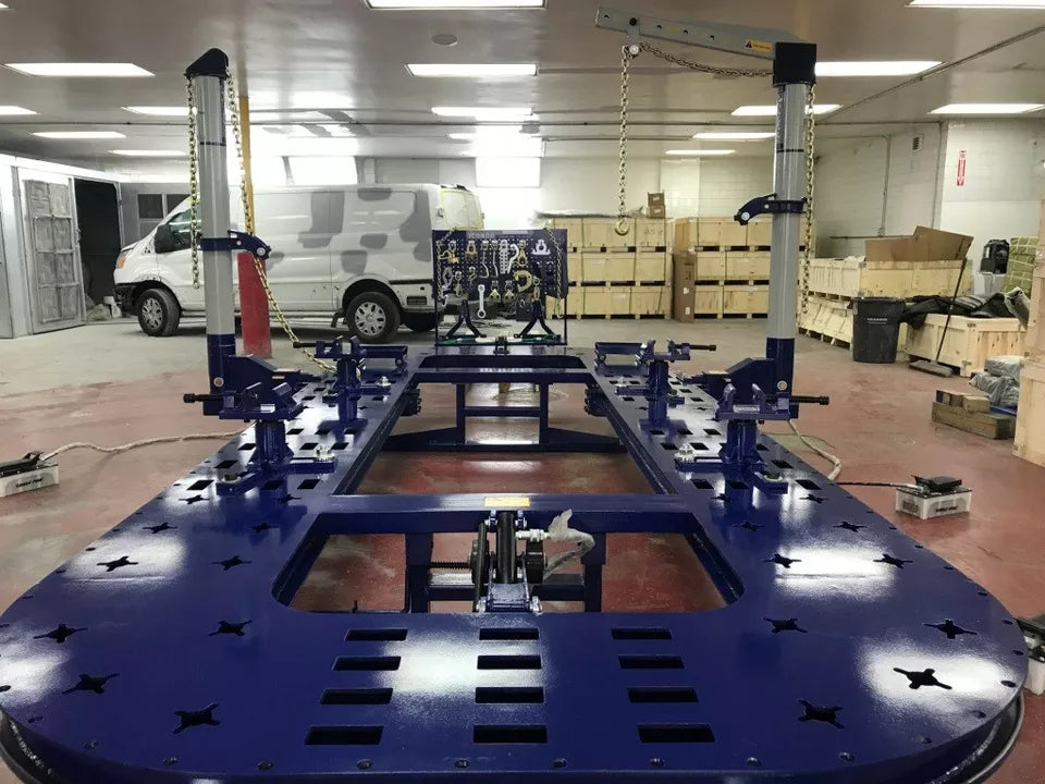 FREE SHIPPING 22 FEET LONG 2 TOWERS HEAVY DUTY AUTO BODY FRAME MACHINE ...