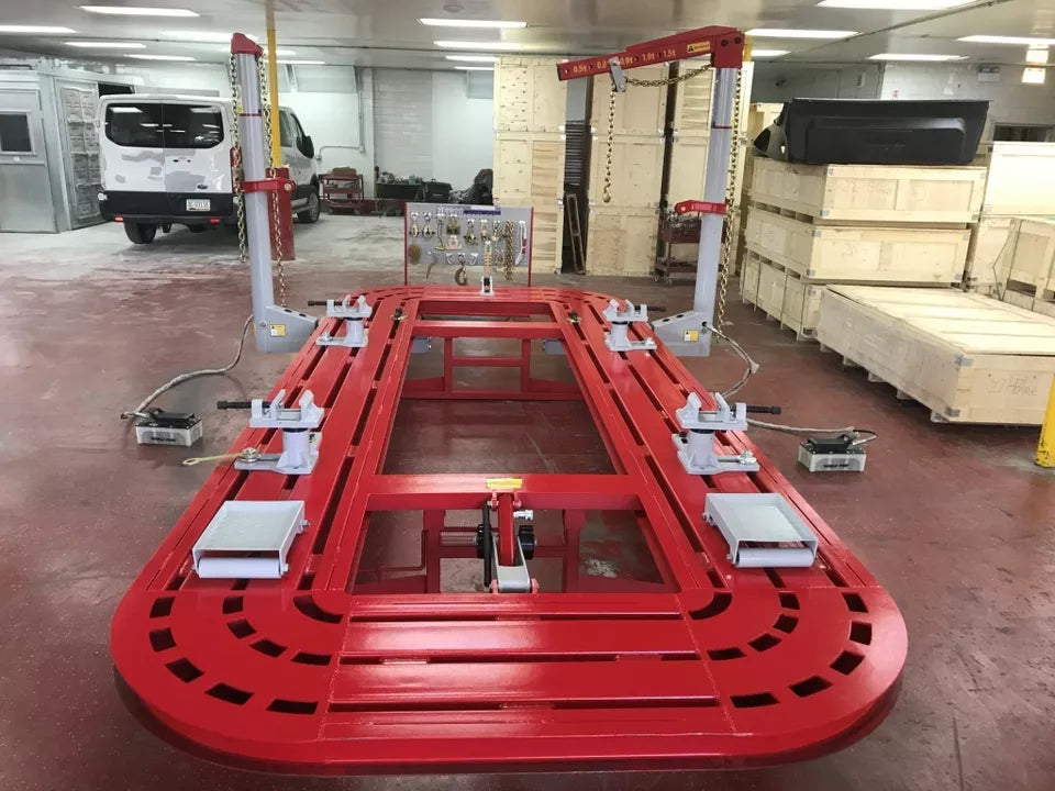 Free 3-ton commercial floor jack included with machine
