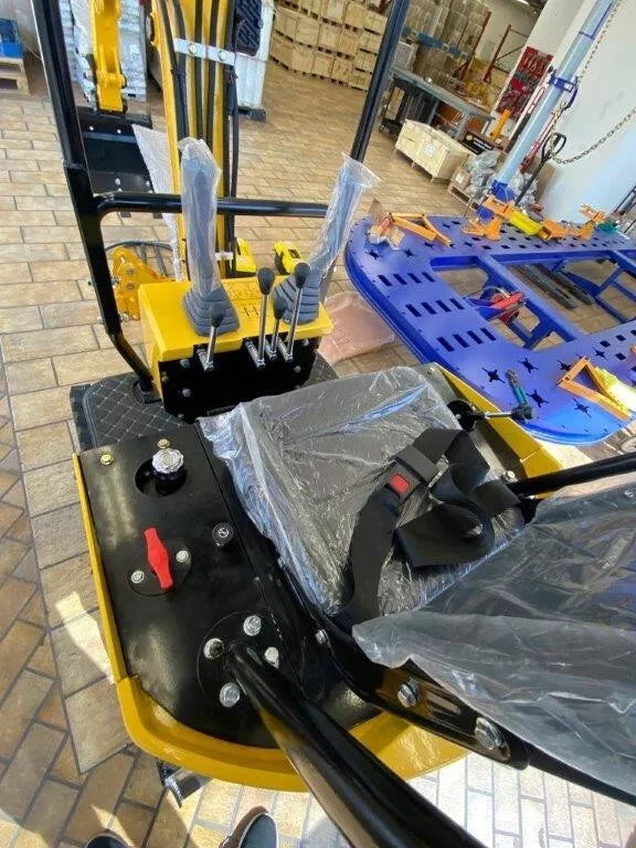 Fully Assembled LB9 Mini Excavator Ready for Use
