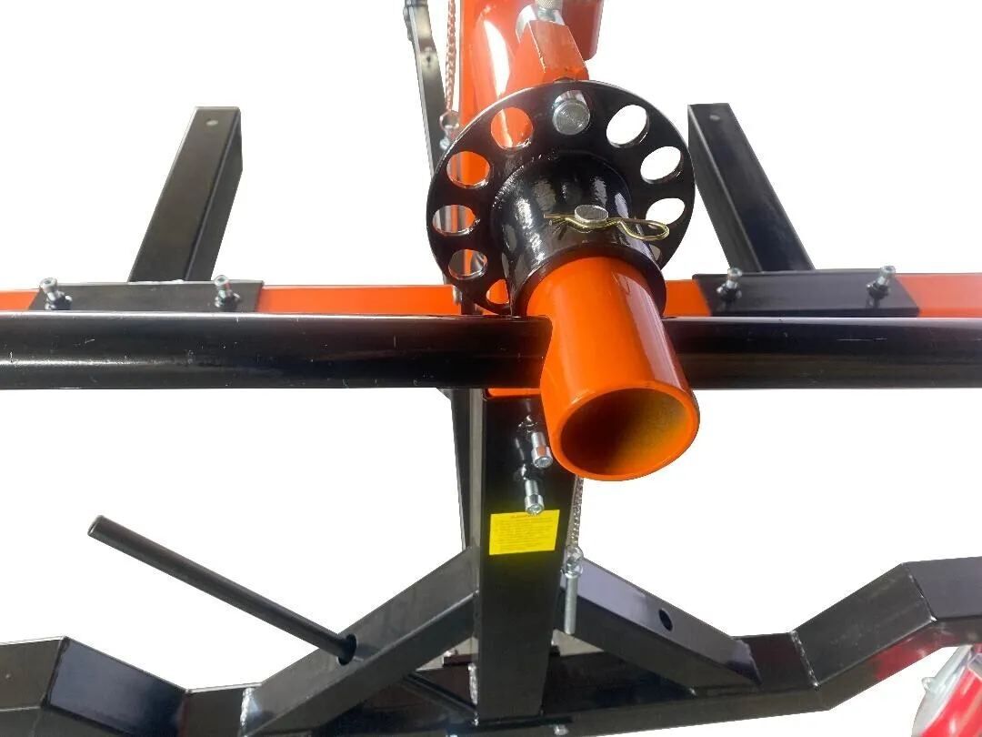 Heavy-duty balancing system on car rotisserie
