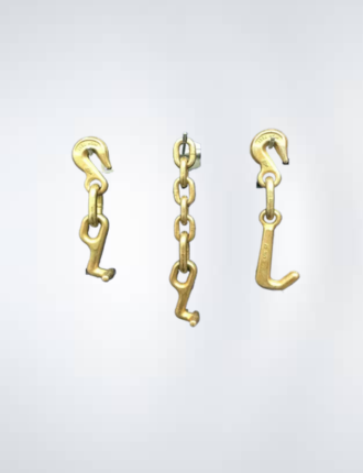 Mo-Clamp 6318 Heavy Duty J Hook With 5/16" Chain Grab – 8000 Lbs Capacity, USA Made