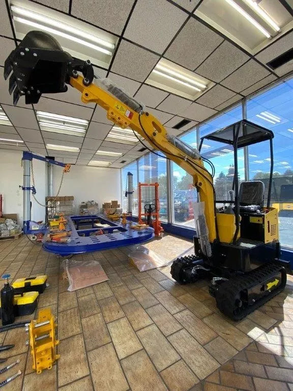 Max Digging Depth of 5.24 ft on LB9 Mini Excavator 5 star tools