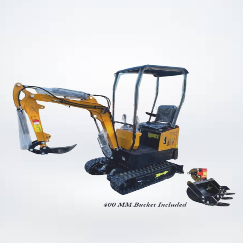 Mini Excavator Front View