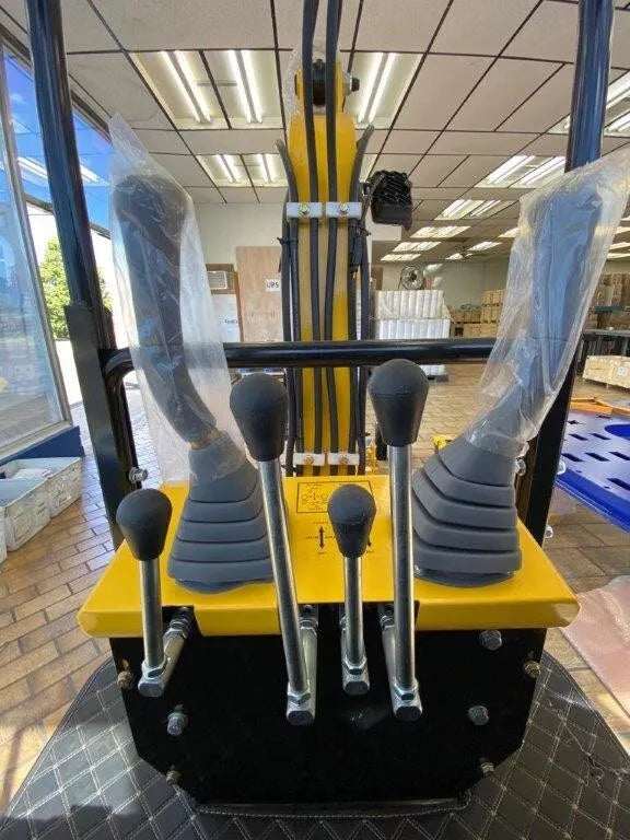 Mini excavator under 3,000 lbs for easy maneuverability