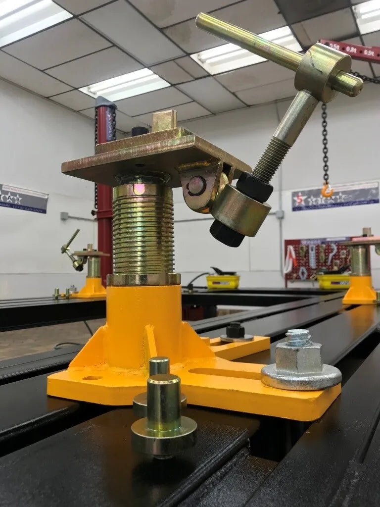 Machine Frame Clamp Stand Universal HeavyDuty Auto Body Frame Machine Anchoring Clamps GERMAN NO ...