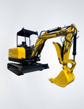 NEW 3.5 Ton Mini Excavator with Kubota Diesel Engine on display