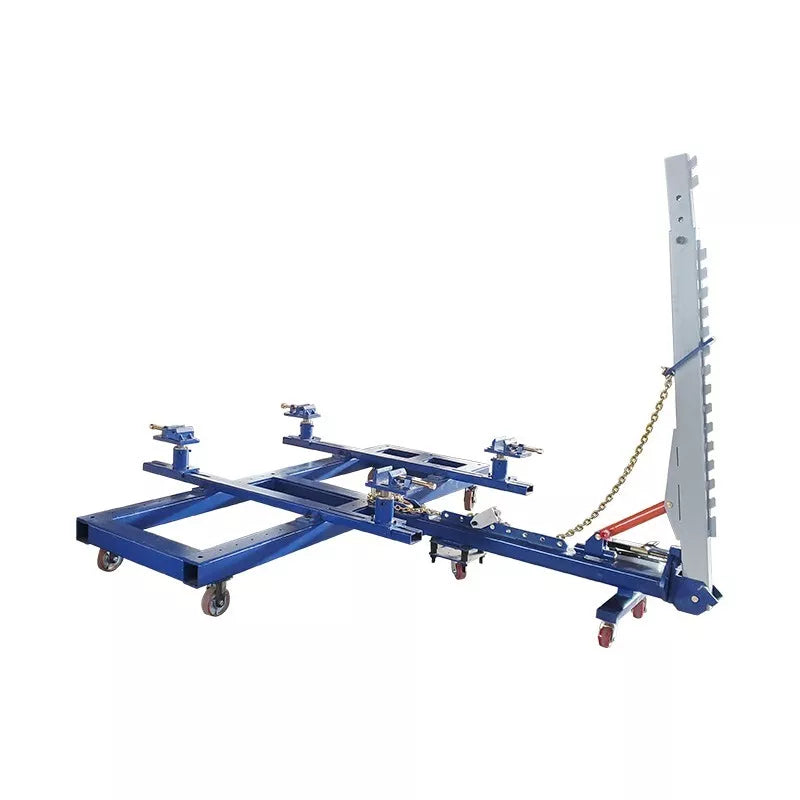 Portable Frame Machine Puller showcasing all included tools
