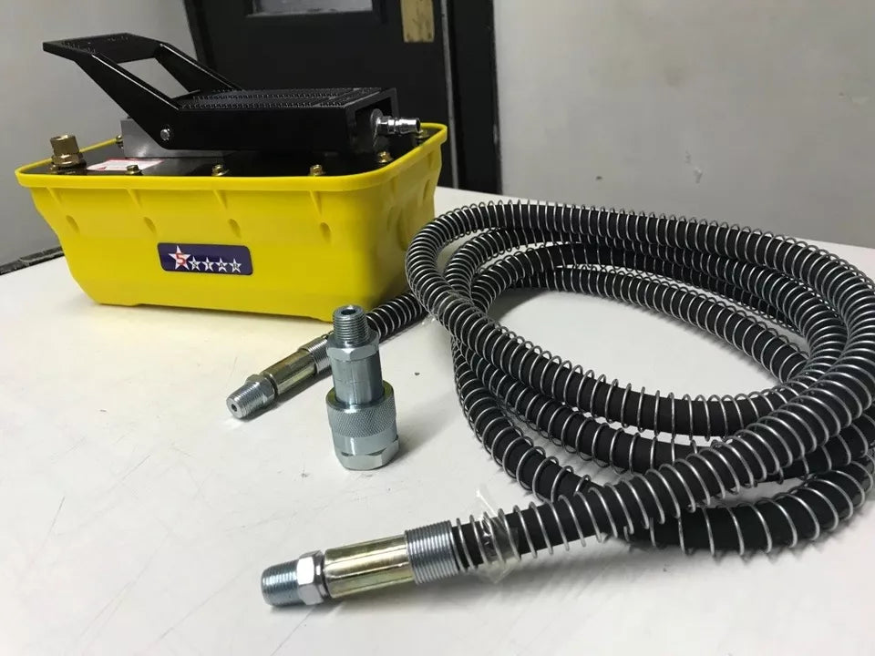 Portable Hydraulic Foot Pump with Oil Tank
