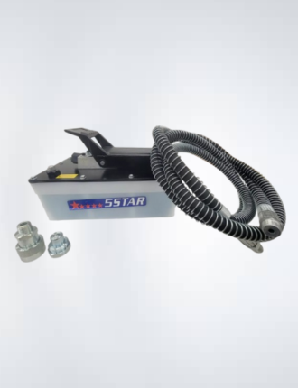 Air Hydraulic Foot Pump Auto Body Shop Oil Tank 10,000PSI High Pressure Press