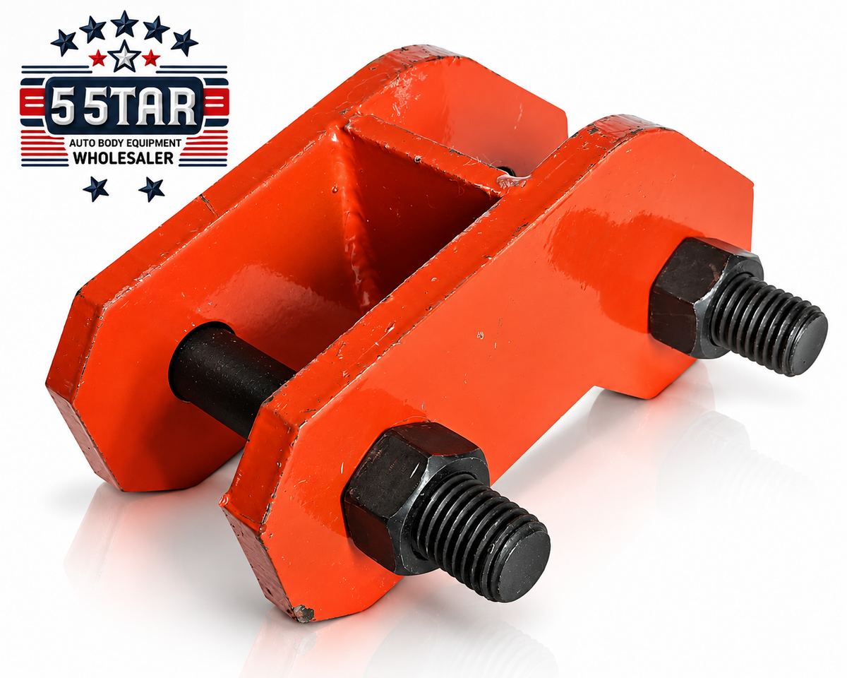 Auto Body Frame Machine Pulling Clamp Attachment Bracket with Bolts & Nuts