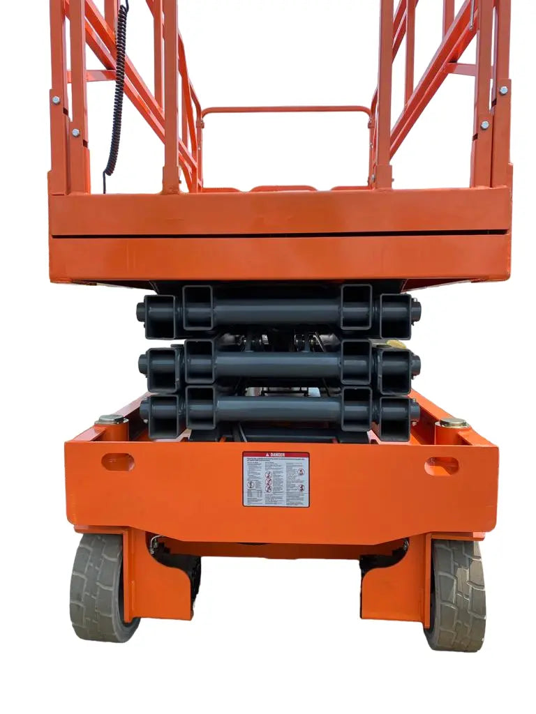 Scissor Lift Demonstrating Max Height
