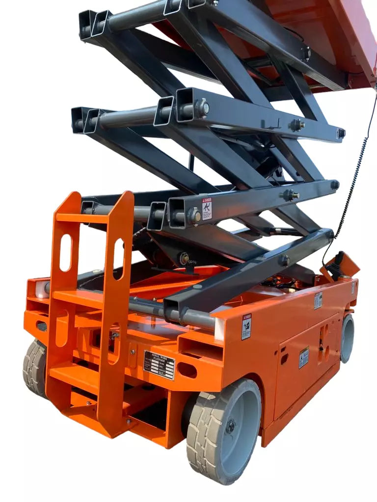 Scissor Lift Preparing for Delivery
