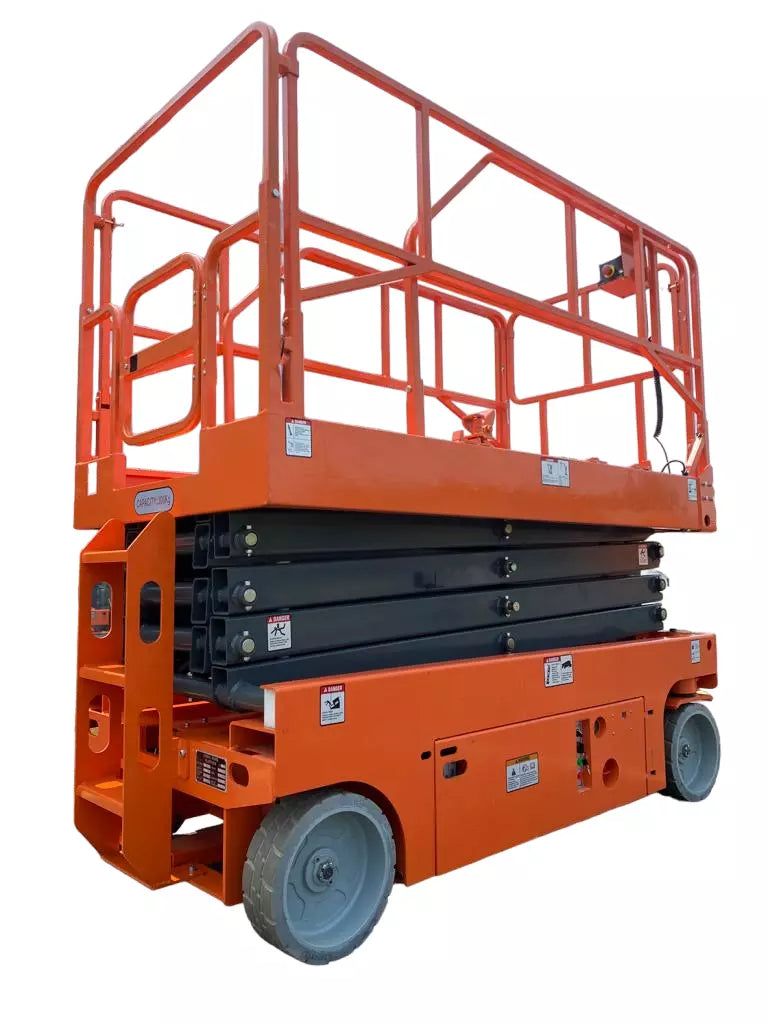 Self-Propelled Scissor Lift Under Construction
