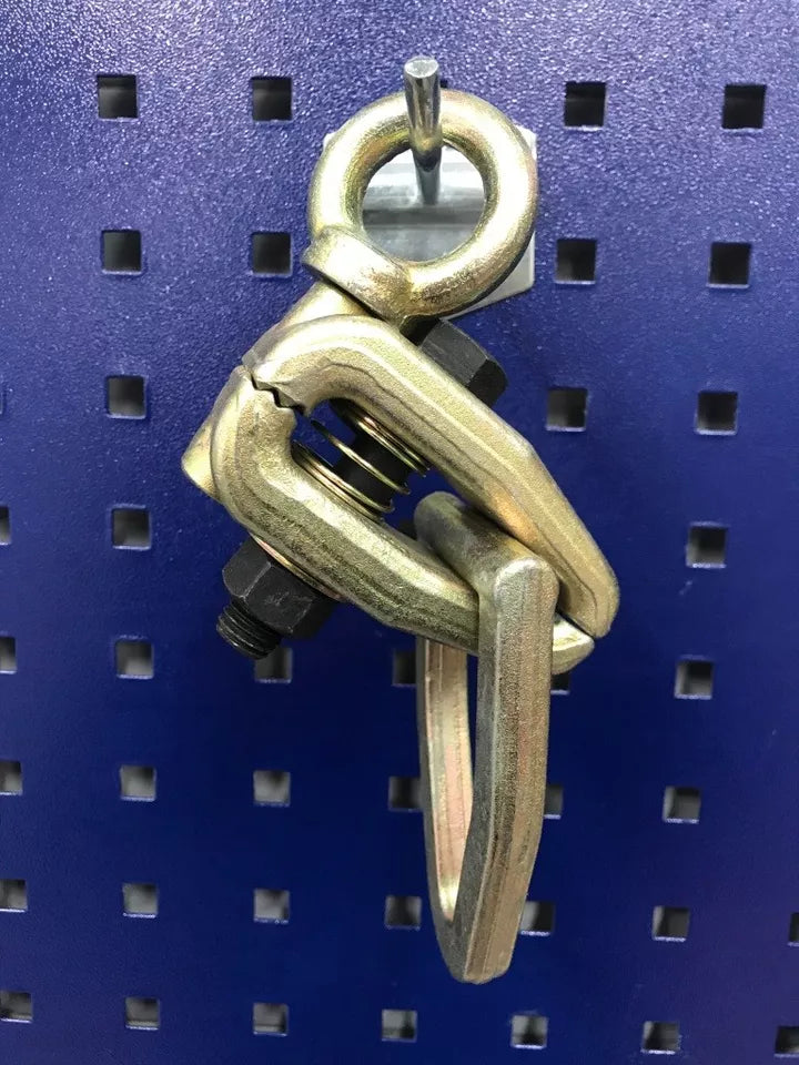 Self-Tightening Clamp in various colors: Red, Blue, Yellow, and more
