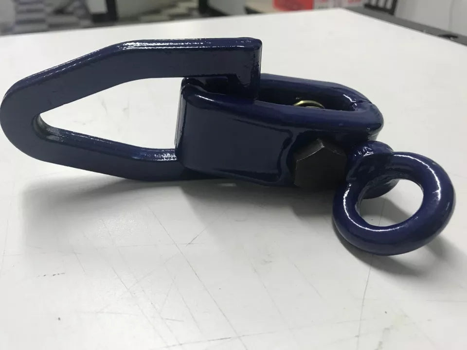 Self-Tightening Serrated Jaws of 2-Ton Mini Pull Clamp for Secure Grip
